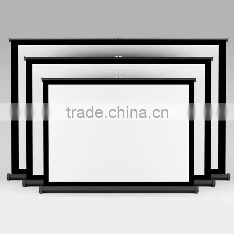 2016 new portable small projection screen mini projector screen
