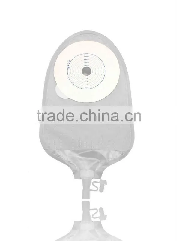 Adult urostomy bag for two piece