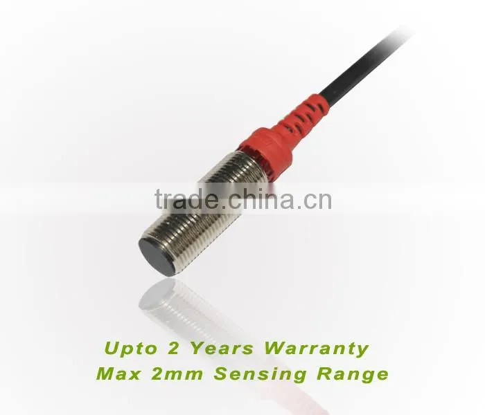F&C Proximity Switch F3C-12ES02 Series, M12, Short Housing Type, 12~24v DC, 3-wire, NPN.NO/PNP.NO Or NC Offered