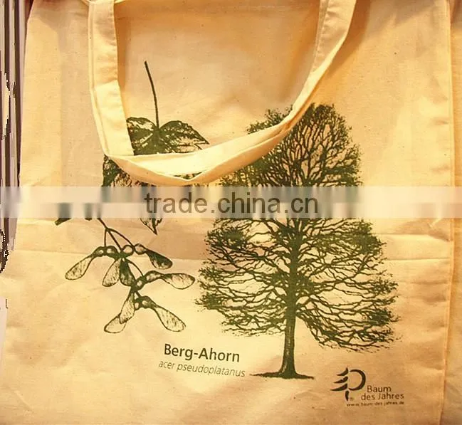 Nature cheap cotton shopping bag/cotton tote bag/cotton canvas bag
