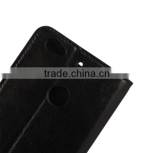 C&T Black Genuine Wallet Leather Flip Case Cover for Letv Le 1 5.5 inch