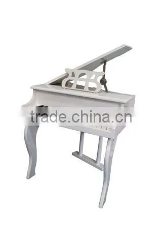 White Piano wooden toy