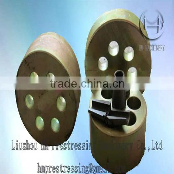 6-holes galvanized prestressing round tooling anchorage