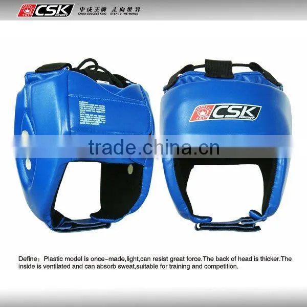 Synthetic leather boxing headgear