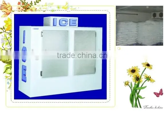 ice cube bin with double doors
