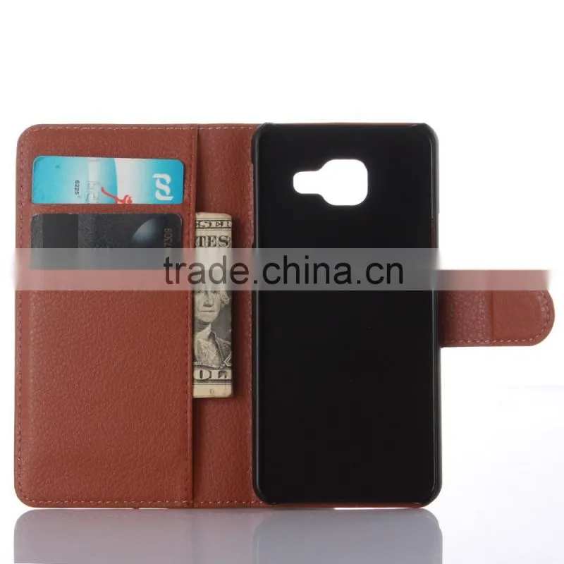 High Quality Leather Card Wallet Folio Stand Flip Case Cover for Samsung GALAXY A3 A310
