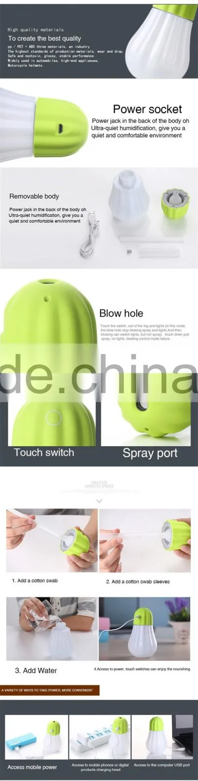 High quality New usb desktop mini air humidifier ultrasonic korean aroma diffuer