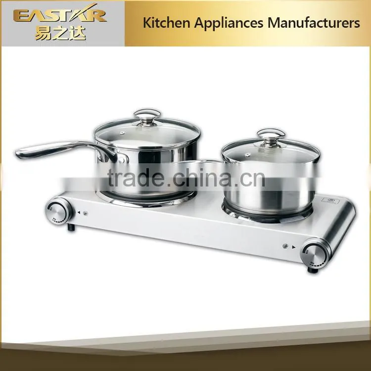 230V 2500W stainless steel surface cooking hotplate for home kitchen use electric cooking plate