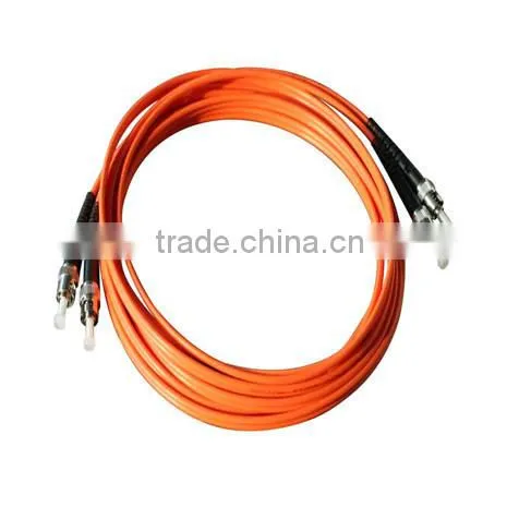 3m PVC Jacket st fiber optic patch cord/st SM MM optical fiber patch cord