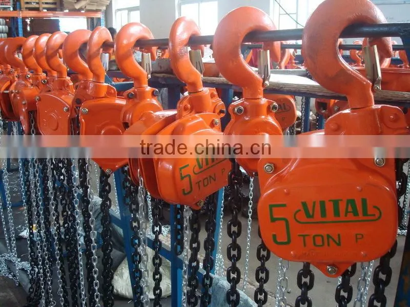high quality G80 chain manual 2 ton vital chain block hoist
