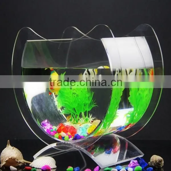 Hot sell high transparent classic acrylic material acrylic fish tank for stores