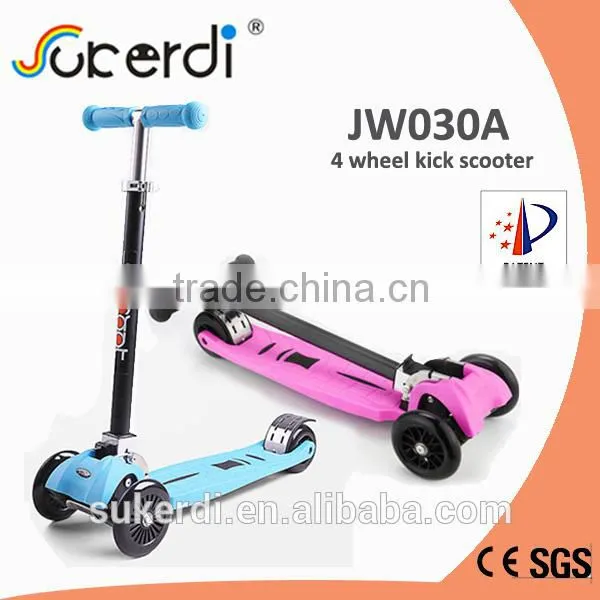 120/80mm 3 wheel plug in aluminum T bar kick kick mini pocket bike scooter