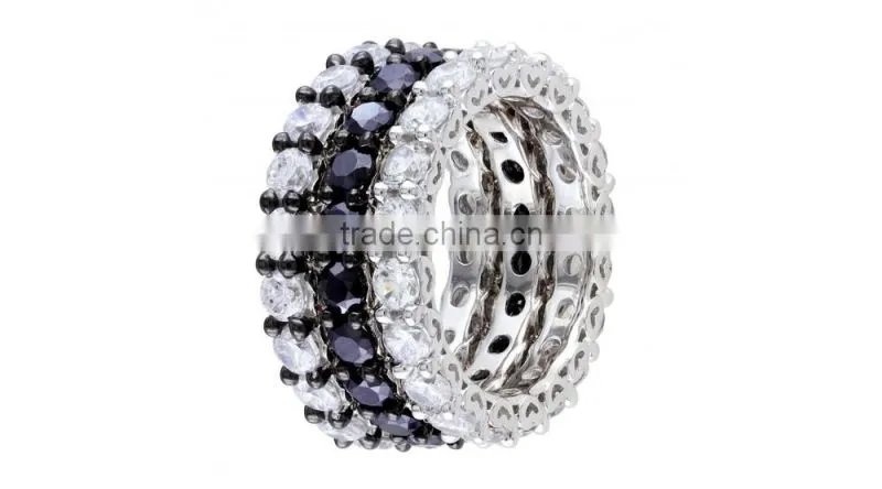 Men's silver big ring, silver puzzle ring