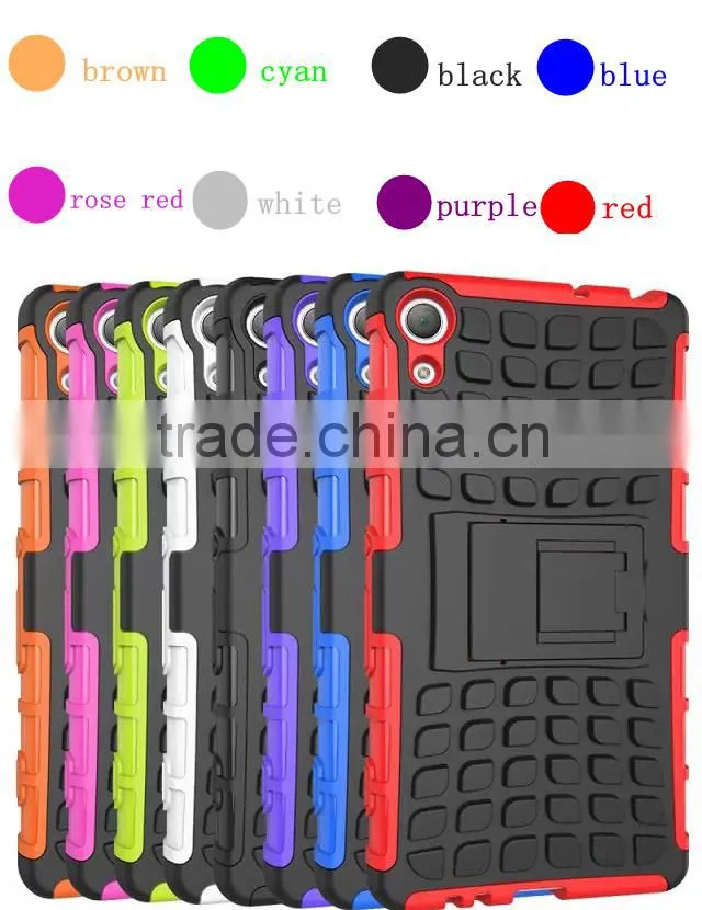 Hybrid 2 in 1 Kickstand Armor case for Sony Z4