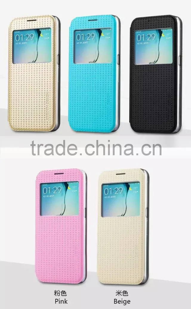For Samsung Galaxy S6 Pu Case Leather,Cheap Mobile Phone Leather Case For Samsung Galaxy S6