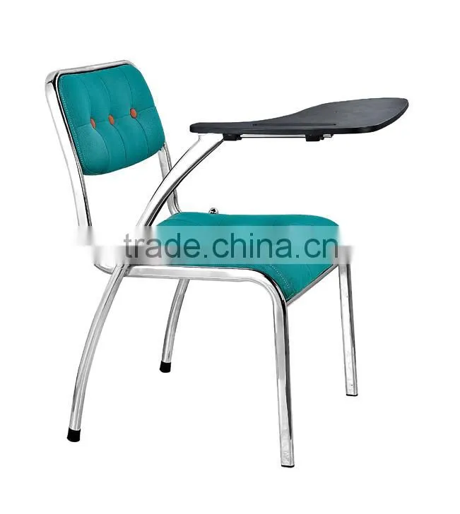 new style design green leather metal meeting chairs hotel dining chairs