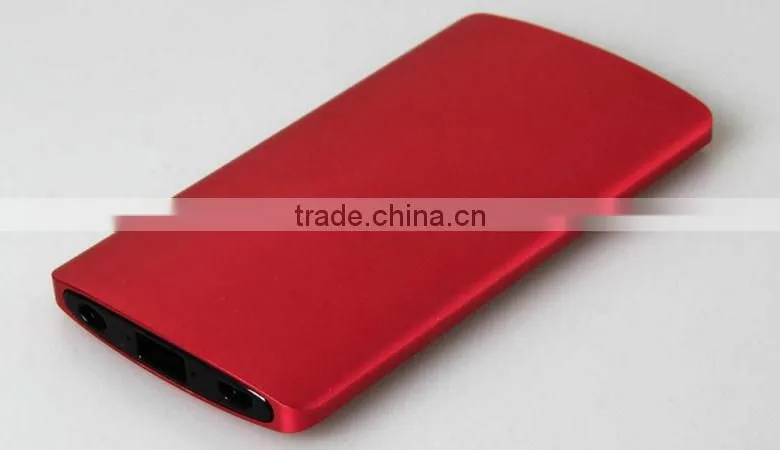 2016 Aluminum Comfortable Handle Excellent Design 6000mAh Power Bank Housing