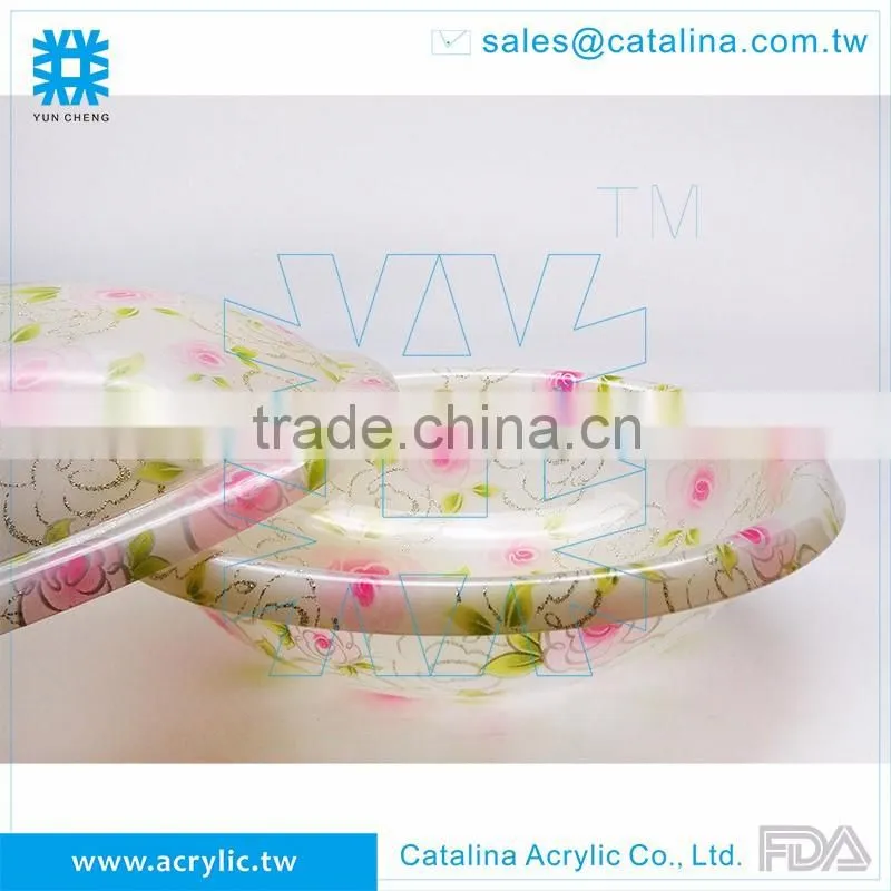 Handmade Acrylic plastic Bathroom Basin