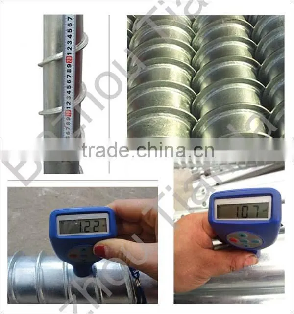 ground screw pole anchor