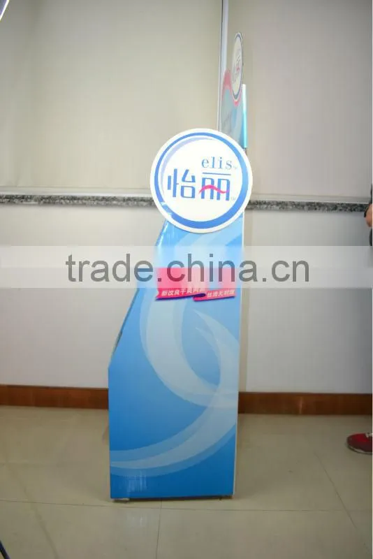 AEP advertisement floor display stand for Brand elis