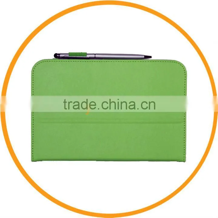 PU Leather Cover for Samsung Galaxy Note 8.0 N5100 with Stylus Holder Hand Strap Green from Dailyetech