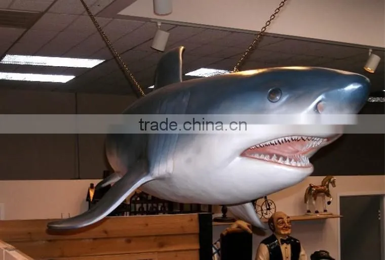 Customized Shark fiberglass statue