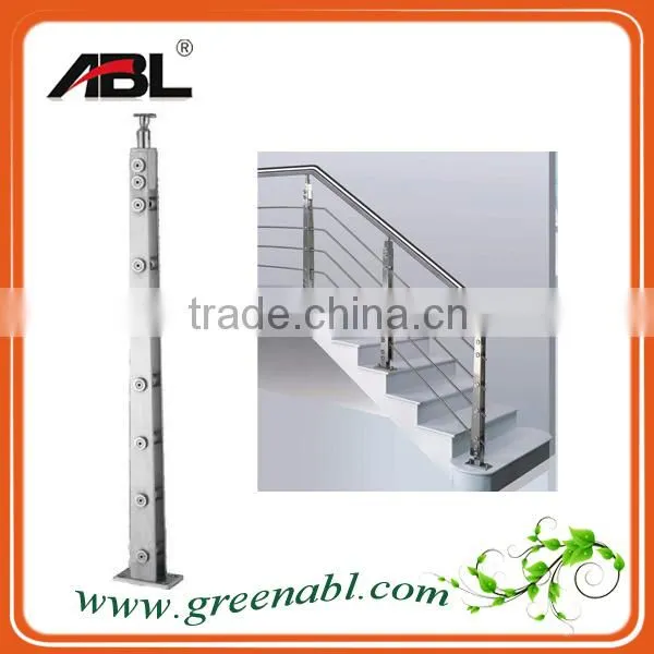ABL SS304 stainless steel adjustable handrail connector handrails for steps in high standard quality