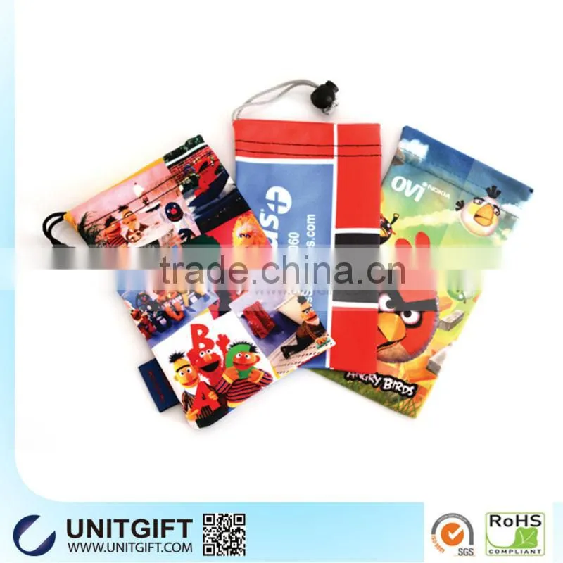 Microfiber mobile phone pouch wristband pedometer