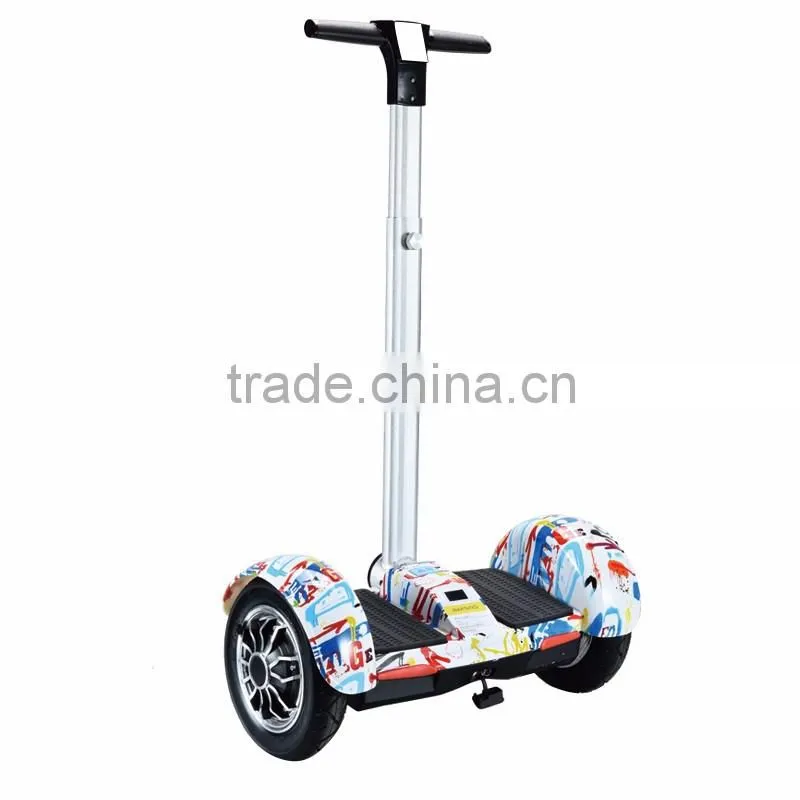 2016 Newest 2 wheels 8 inch F1 tire Self Balancing Electric Scooters hoverboard with handle bar perfect for outdoor sport key