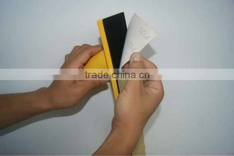 Sanding Block with Super hook and loop fastener