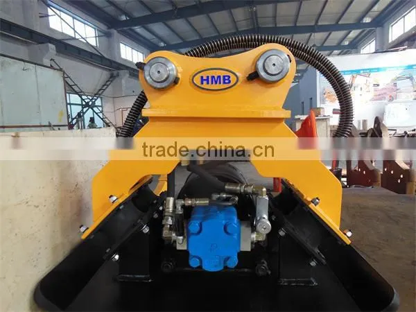 HMB100 vibrating plate compactor hydraulic excavator compactor
