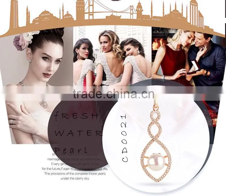 Factory supply 925 sterling silver pearl wedding jewelry, Pearl bridal jewelry pearl pendants
