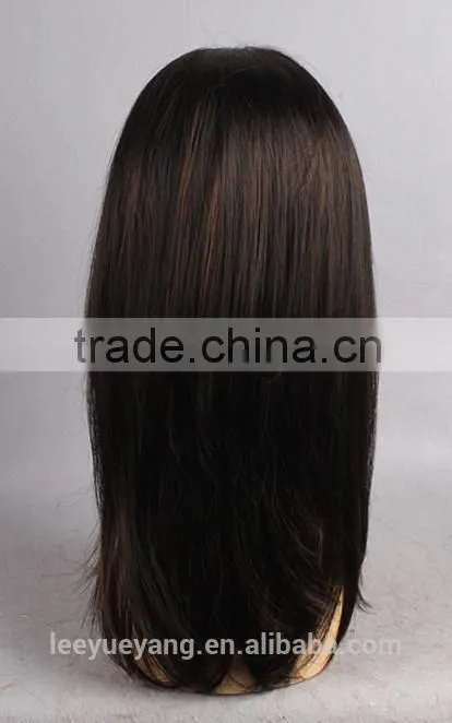 High quality 100% synthetic black lace front wigs