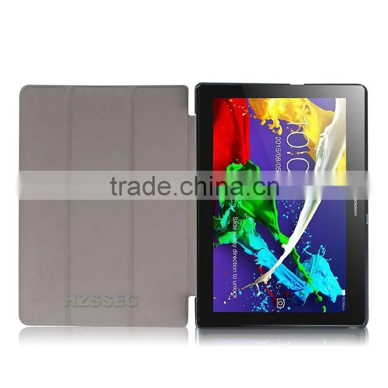 Tablet accessories case 2016 anti gravity leather TV stand cover case for Lenvovo Tab 2 X30 A10-30 protective slim pattern case