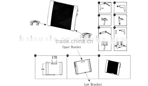 Decorative electric heaters energy saving electric heater with lamp