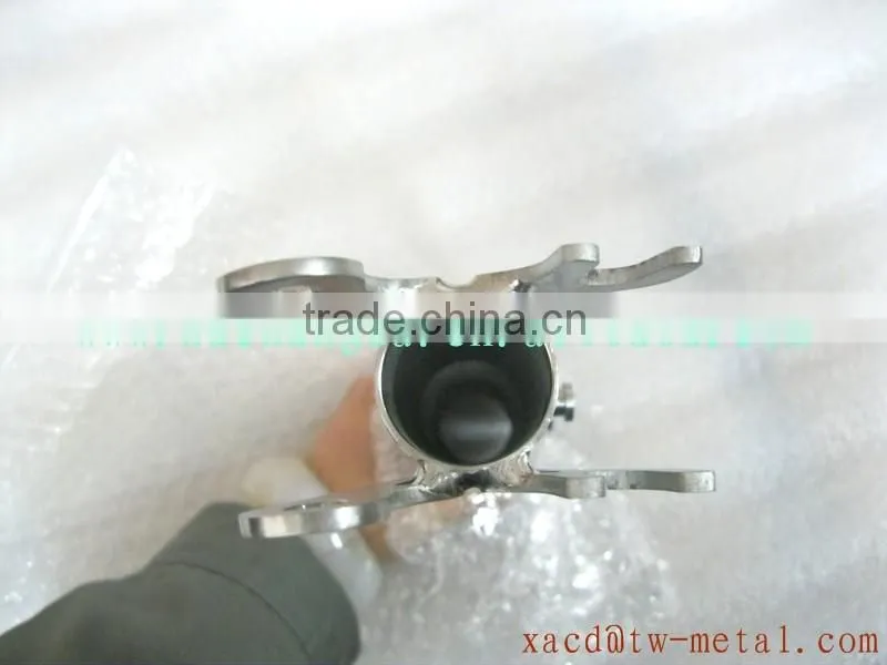 Titanium bike seat post folding bike use seat post with handing brush finished new design bicycle seat post