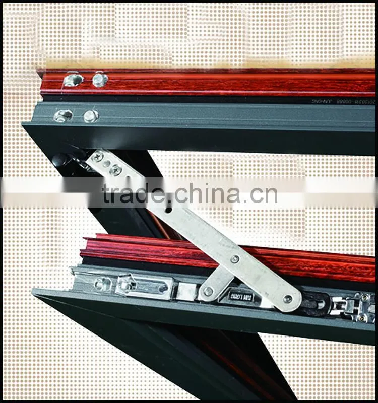 Hot sales high quality aluminum wooden window