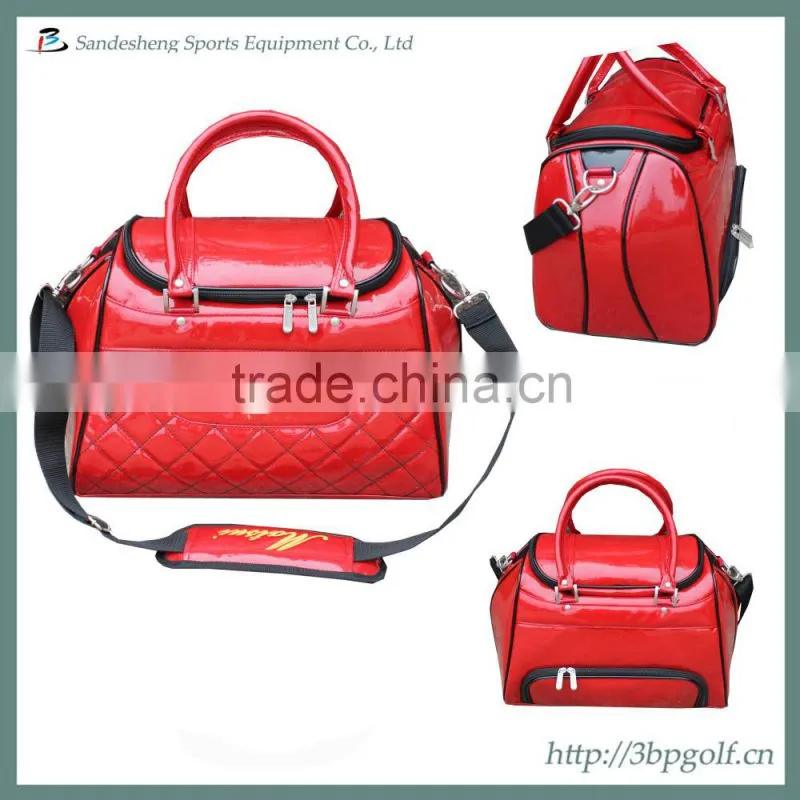 custom geniune leather duffle bags,boston golf clothes bag