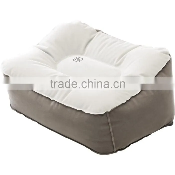 In-flight Comfortable Inflatable PVC Foot Rest Cushion for travel