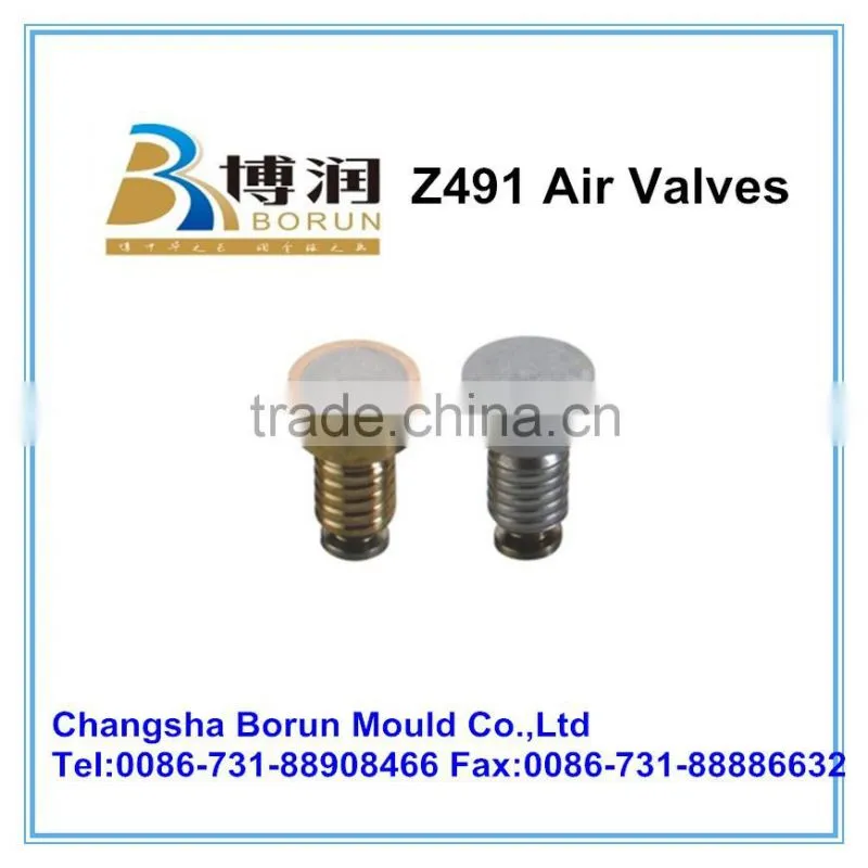 mould component air bleed valves