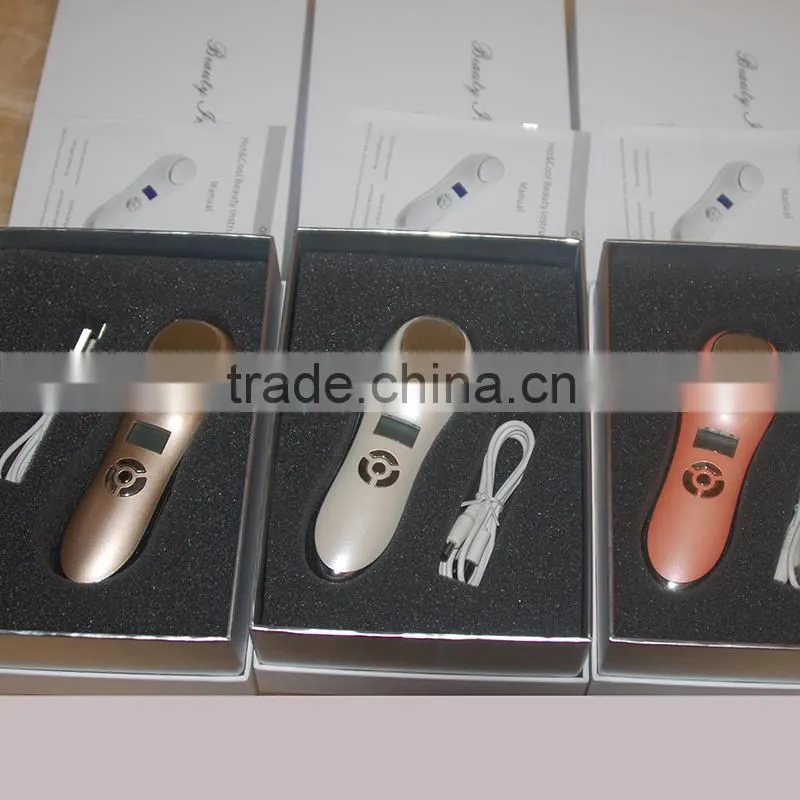 Korea and Japan cold and hot sonic with 2015 new products best pimples removal face acne treatment machine
