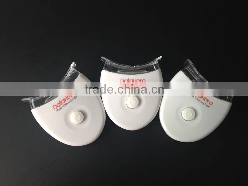Portable Mini Blue Led teeth whitening light with tray for teeth whitening kit