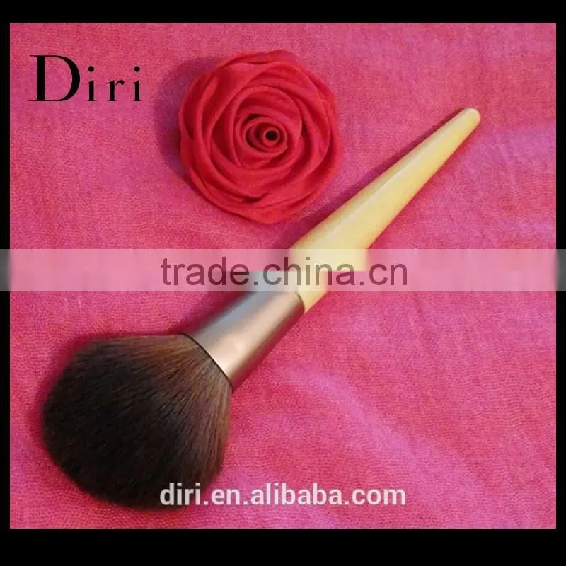 Wholesale bamboo synthetic hair powder brush angular brush