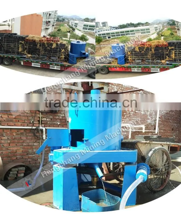 Placer gold mining equipment / dredge gold mining plant