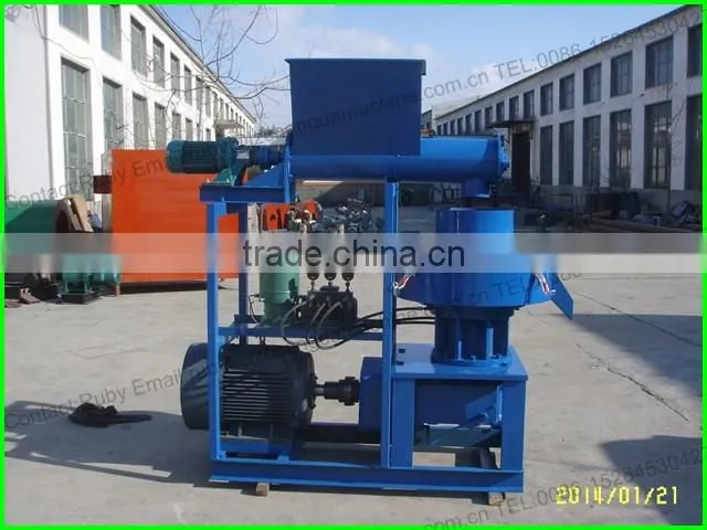 MKL225 flat die wood pellet machine with roller driven
