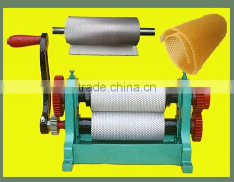 Beekeeper beeswax machine---manual beeswax foundation machine---chinese beeswax foundation sheet machine