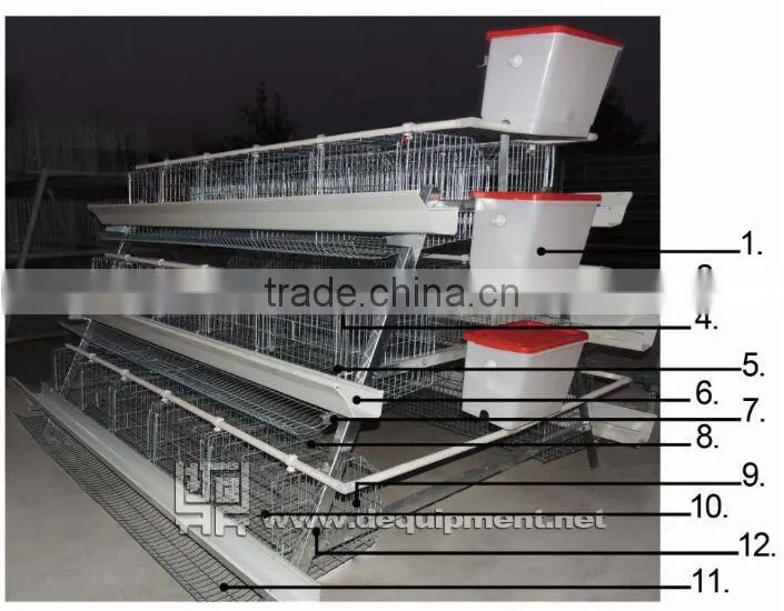 a type automatic battery chicken layer poultry cages for nigeria/africa