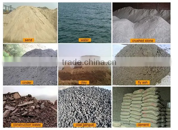 QT6-15 hydarulic colored paving block making machine
