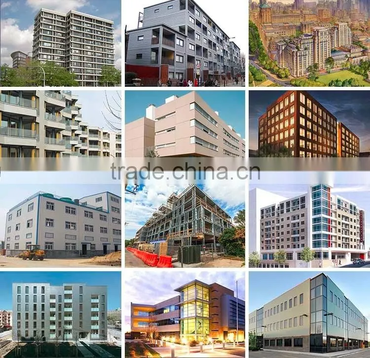 Large Span Prefab Steel Structure Multi-story Office Building