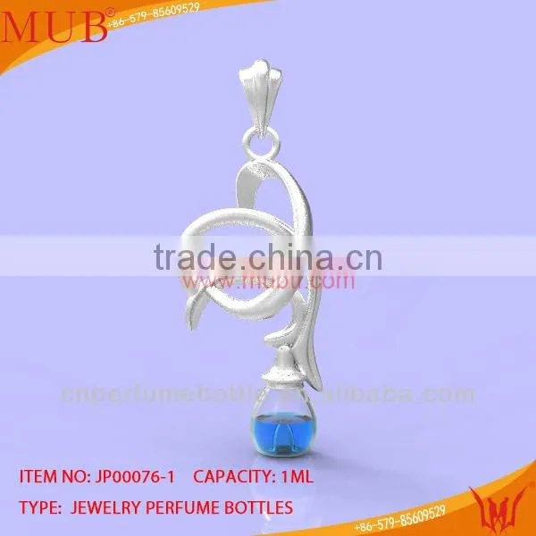 Glass Jewelry Beautiful Shape Necklace Glass Bottle